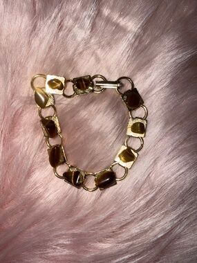Vintage Tiger Eye Bracelet sz 7 inch